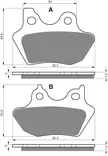 GOLDFREN Bromsbelägg 181 Ceramic carbon - Bromsbelägg - D26547 - 1