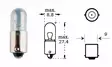 Glödlampa 6v 4w Ba 9s - Glödlampor  - D475647 - 1