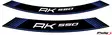 Puig Kit 8 Rim Strips Kymco Ak550 C/Blue - Fälgdekaler - D186627 - 1