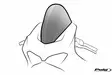 Puig R-Racer Screen Kawasaki Ninja 650 2 - Stänkskydd - D373957 - 1