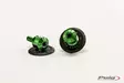 Puig Spools Hi-Tech Parts Dim.10 C/Green - Crashpads - D186007 - 1