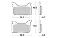 Sbs Bromsklossats Sintered - Bromsbelägg - D113977 - 1
