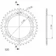 Supersprox Alu Bakdrev HO Röd 44 - Bakdrev - D104437 - 0