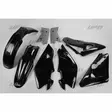 UFO Plastkit 4-delar Svart HVA 2-takt CR - Plastkit - D33767 - 1