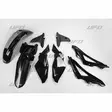 UFO Plastkit 4-delar Svart HVA 2-takt CR - Plastkit - D33787 - 1