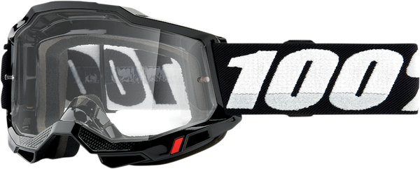 100% ACCURI 2 BLACK CROSSGLASÖGON, CLEAR LENS - Skyddsutrustning - 75077 - 1