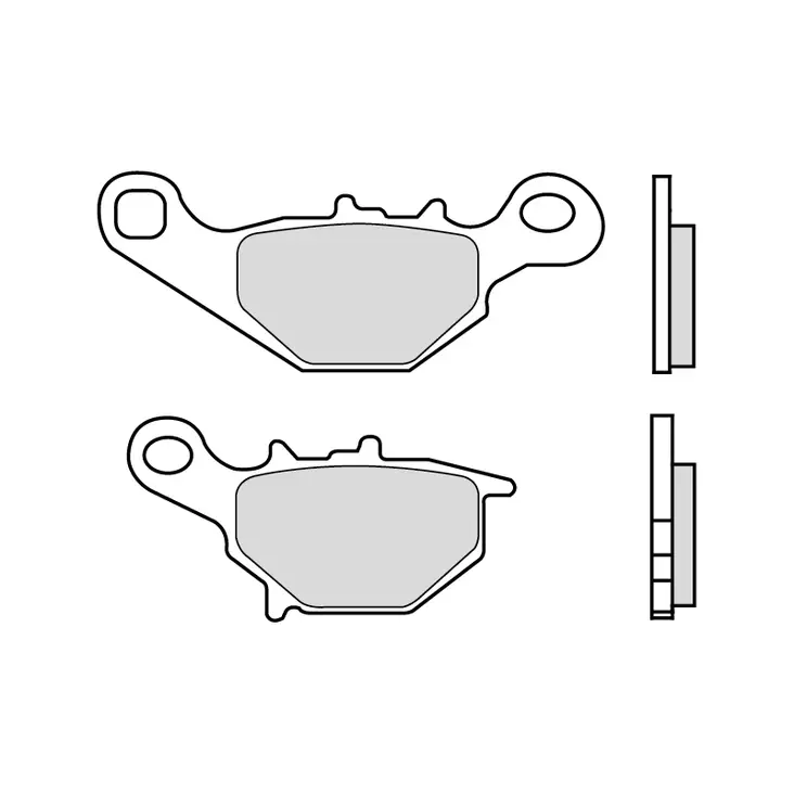 BREMBO Bromsbelägg Carbon Ceramic - Bromsbelägg - D5957 - 1