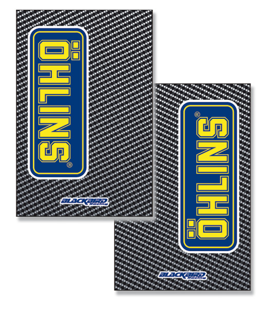 Blackbird Gaffeldekaler Carbon Öhlins - Universala dekalkit - D13677 - 1
