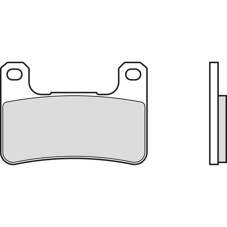 Brembo Bromsbelägg Carbon Ceramic Racing - Bromsbelägg - D6177 - 1