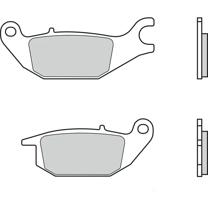 Brembo Bromsbelägg Carbon Ceramic - Bromsbelägg - D6107 - 1