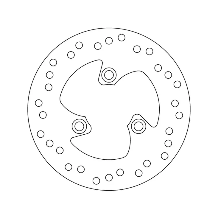 Brembo Serie Oro bromsskiva - Bromsskivor - D6237 - 1