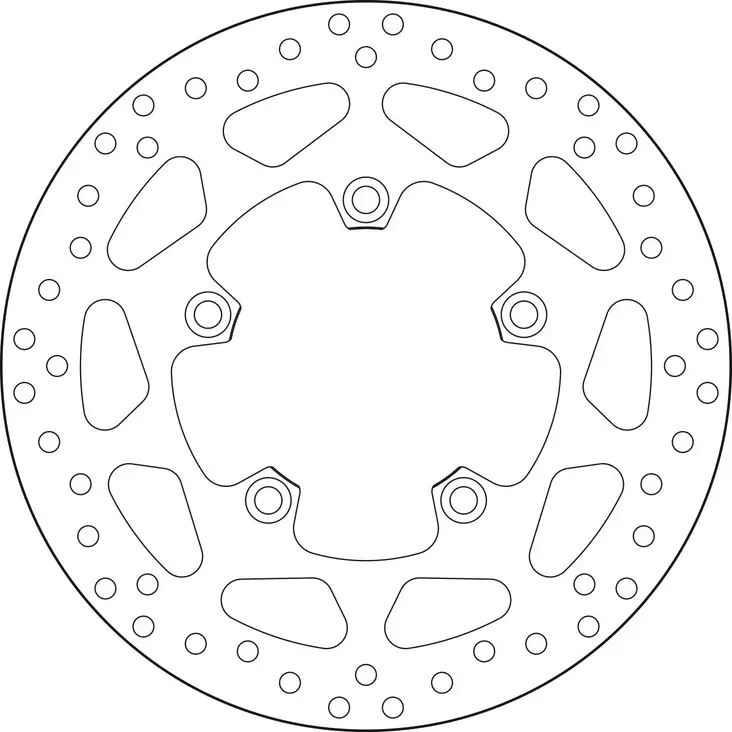 Brembo Serie Oro bromsskiva - Bromsskivor - D88207 - 1