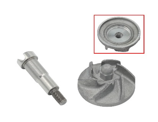 Bronco Vattenpumpsaxel med impeller - Övriga motordelar - D380327 - 1