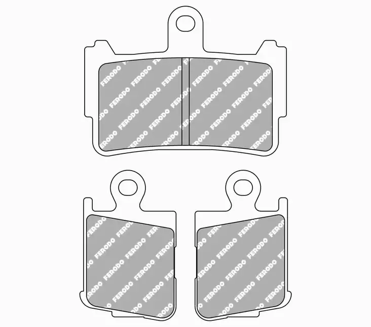 Ferodo brombklossats Sinter Grip: Honda - Bromsbelägg - D475697 - 1