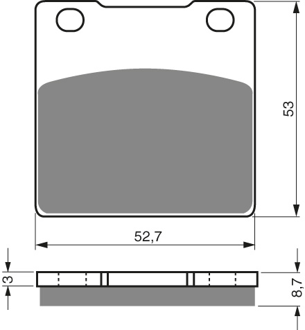 GOLDFREN Bromsbelägg 016 Ceramic carbon - Bromsbelägg - D26417 - 1