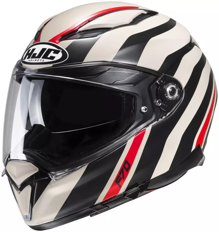HJC Hjälm F70 Galla Sand/Svart/Röd MC9SF - Integralhjälm - D438457 - 1