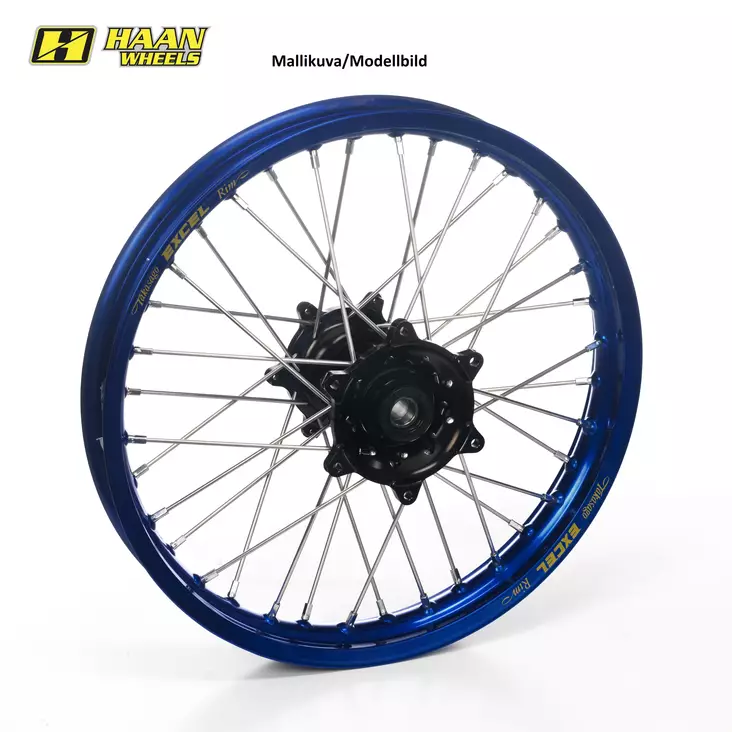 Haan wheel Tenere 700 21-1,85 BLACK HUB/ - Kompletta Hjul - D437407 - 1