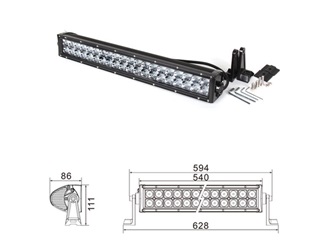 Kinwons Led Ramp 10-32V 120W - Arbetsbelysning  - D126327 - 1