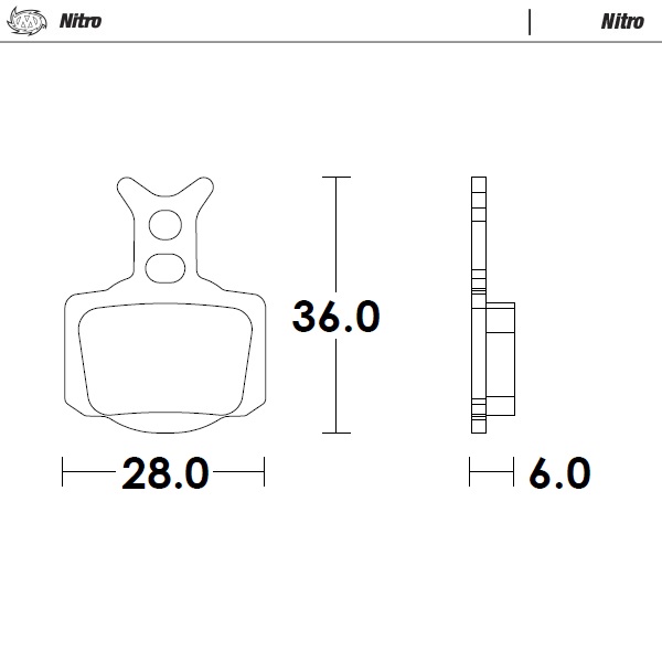 Moto-Master Brakepads Racing 11 SX50 24- - Bromsbelägg - D483217 - 1