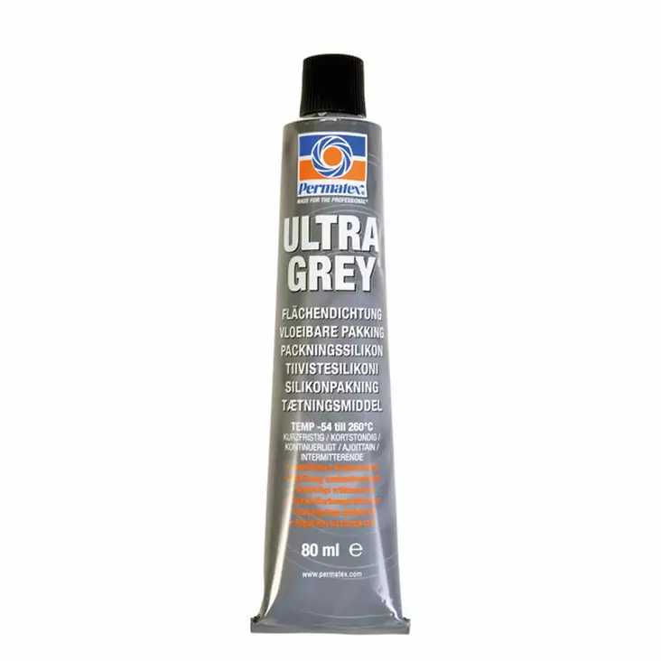Permatex tätningssilikon Supra Grey 80ml - Impregneringsmedel - D464887 - 1