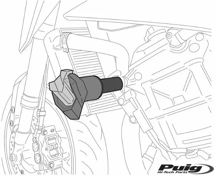 Puig Crash Pads R19 Suzuki Gsx-S125 20' - Crashpads - D373467 - 1