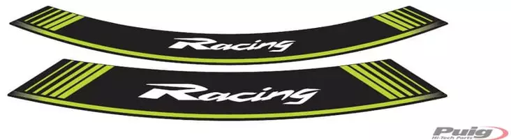 Puig Kit 8 Rim Strips Racing C/Green - Fälgdekaler - D182457 - 1