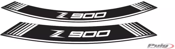 Puig Kit 8 Rim Strips Z900 C/White - Fälgdekaler - D186097 - 1