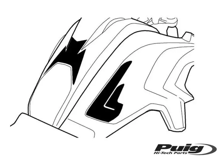 Puig Tank Pad + Side Part Bmw R1200Gs 13 - Tankskydd - D185247 - 1