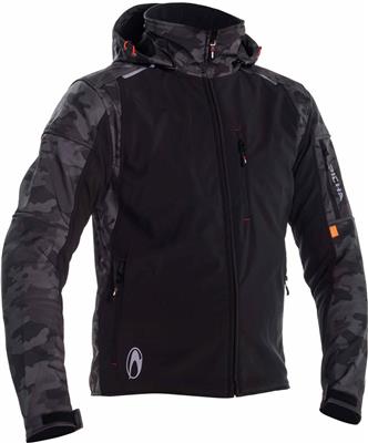 Richa Softshell Jacka Svart/Army Camo - MC Kläder - 74907 - 1