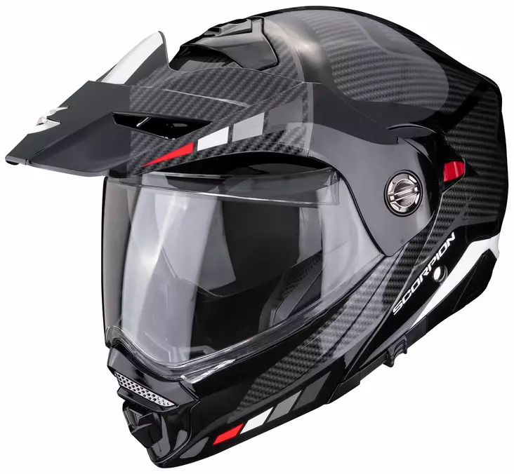 SCORPION Hjälm ADX-2 Camino svart/silver - Öppna/Öppningsbara hjälmar - D445227 - 1