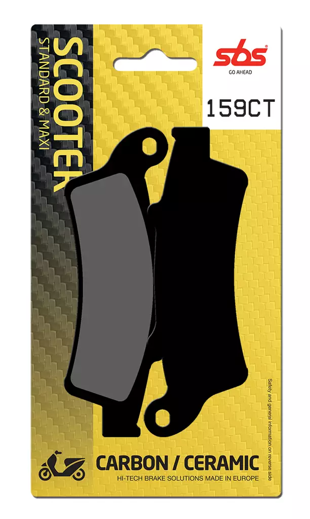 Sbs Bromsklossats Carbon Tech - Bromsbelägg - D106617 - 1