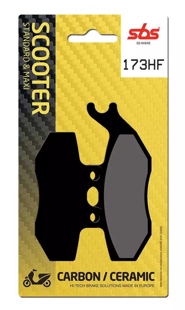 Sbs Bromsklossats Ceramic - Bromsbelägg - D106627 - 0