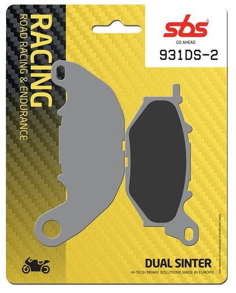 Sbs Bromsklossats Dual Sinter 2 - Bromsbelägg - D393357 - 1