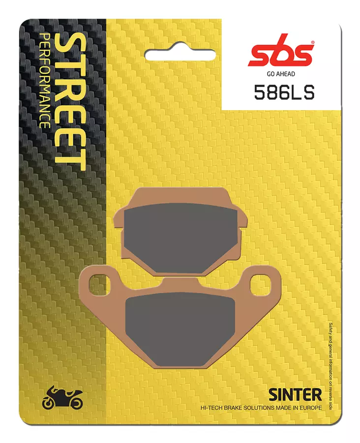 Sbs Bromsklossats Sintered bak - Bromsbelägg - D106827 - 0