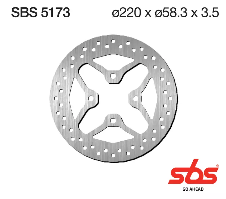 Sbs bromsskiva Standard - Bromsskivor - D131257 - 1