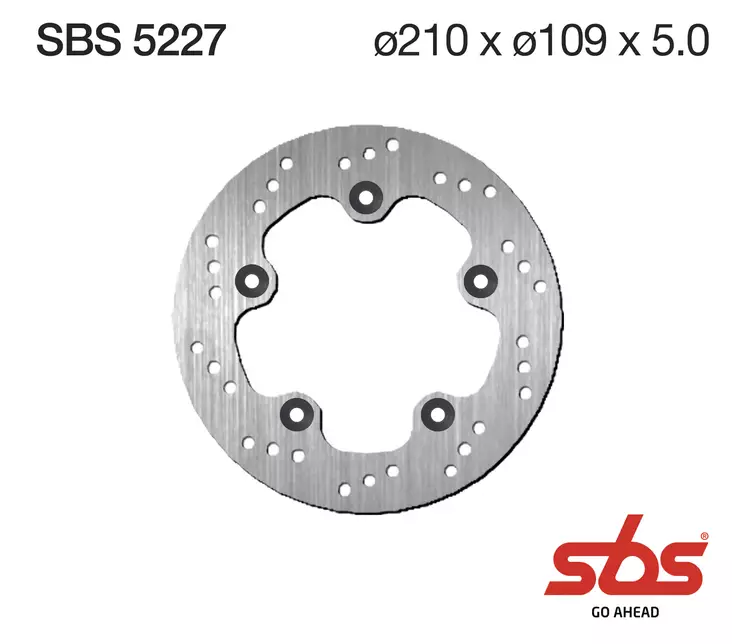 Sbs bromsskiva Standard - Bromsskivor - D131297 - 1