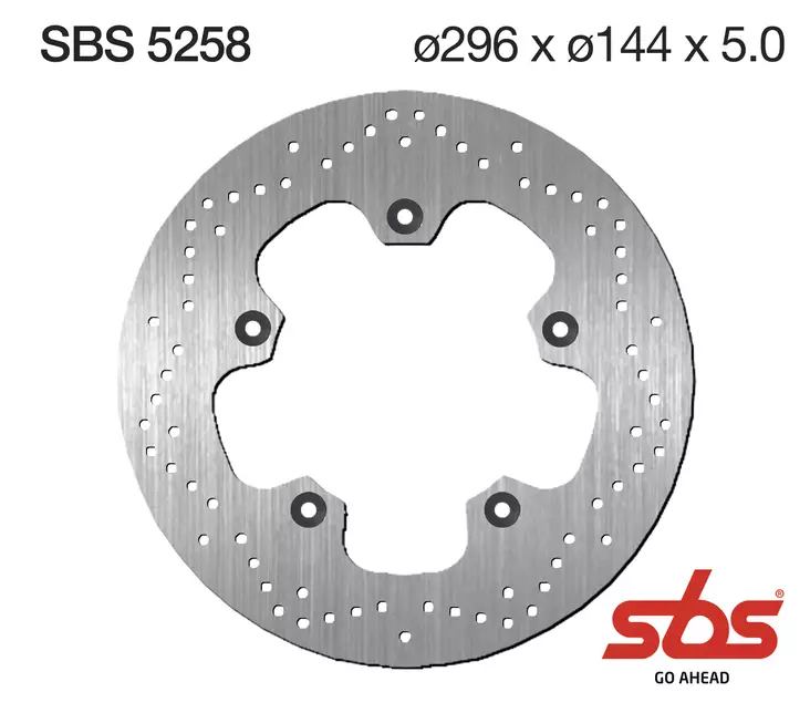 Sbs bromsskiva Standard - Bromsskivor - D131327 - 1