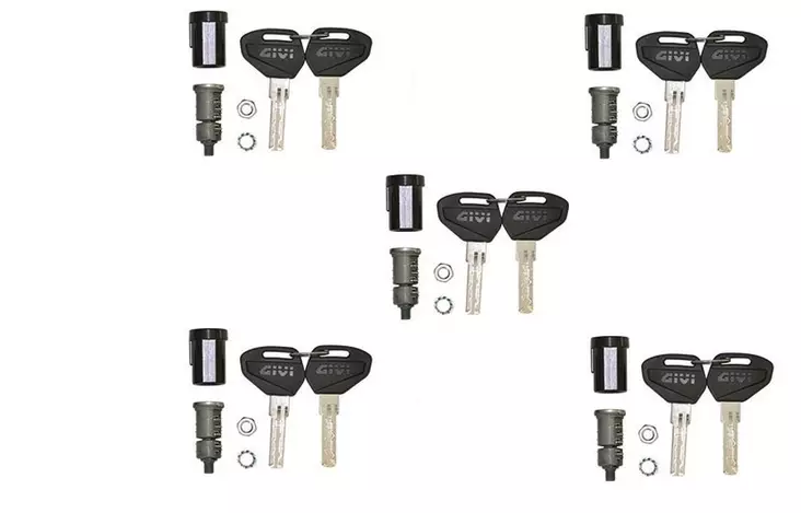 Security Lock key set for 3 cases includ - Tillebhör/Reservdelar - D10437 - 0