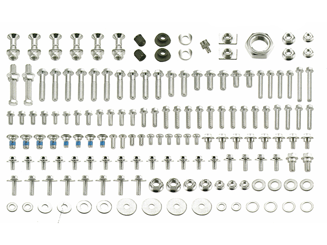 Sixty5 stor skruvsats Kawasaki 168 delar - Bultar & Bultserier - D114587 - 1