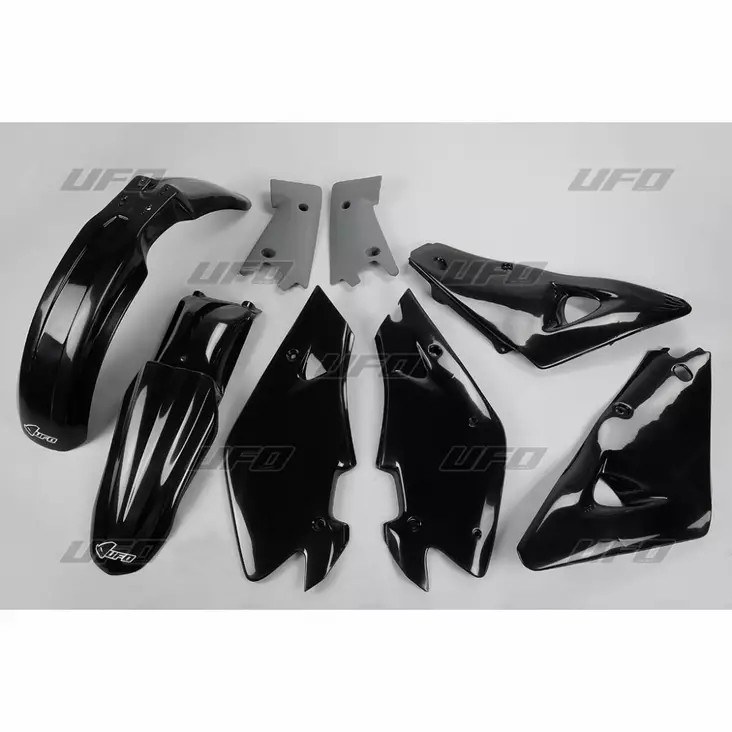 UFO Plastkit 4-delar Svart HVA 2-takt CR - Plastkit - D33767 - 1