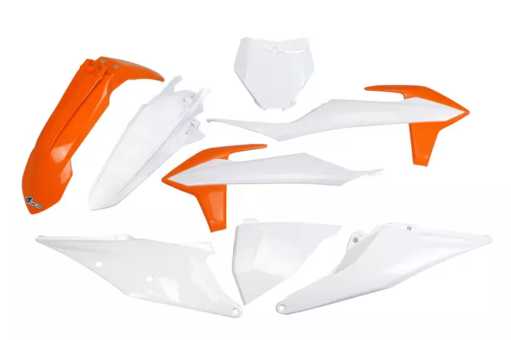 UFO Plastkit 5-delar KTM SX/SXF125-450 O - Plastkit - D255837 - 1
