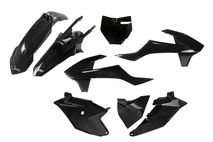 UFO Plastkit 5-delar Svart 001 GasGas MC - Plastkit - D369327 - 1