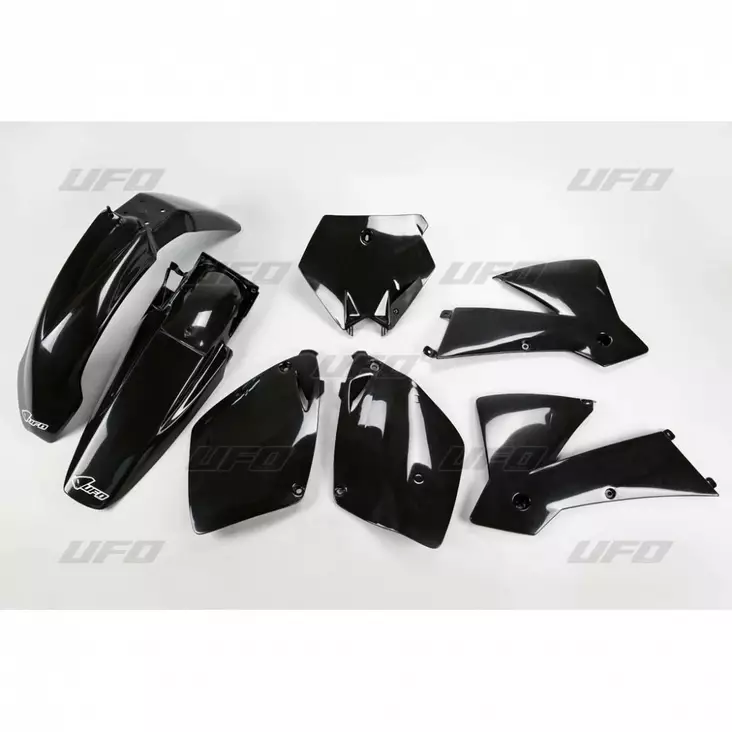 UFO Plastkit 5-delar Svart KTM SX125-520 - Plastkit - D33737 - 1