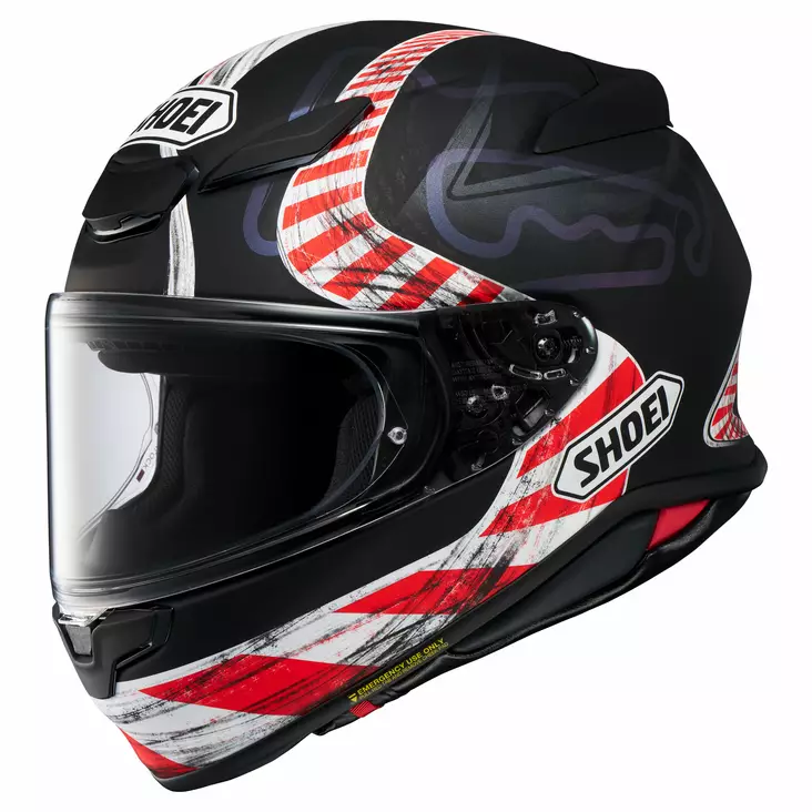 Shoei NXR2 Mc-Hjälm KNEE DOWN TC-5 - MC Hjälmar - 86207 - 1