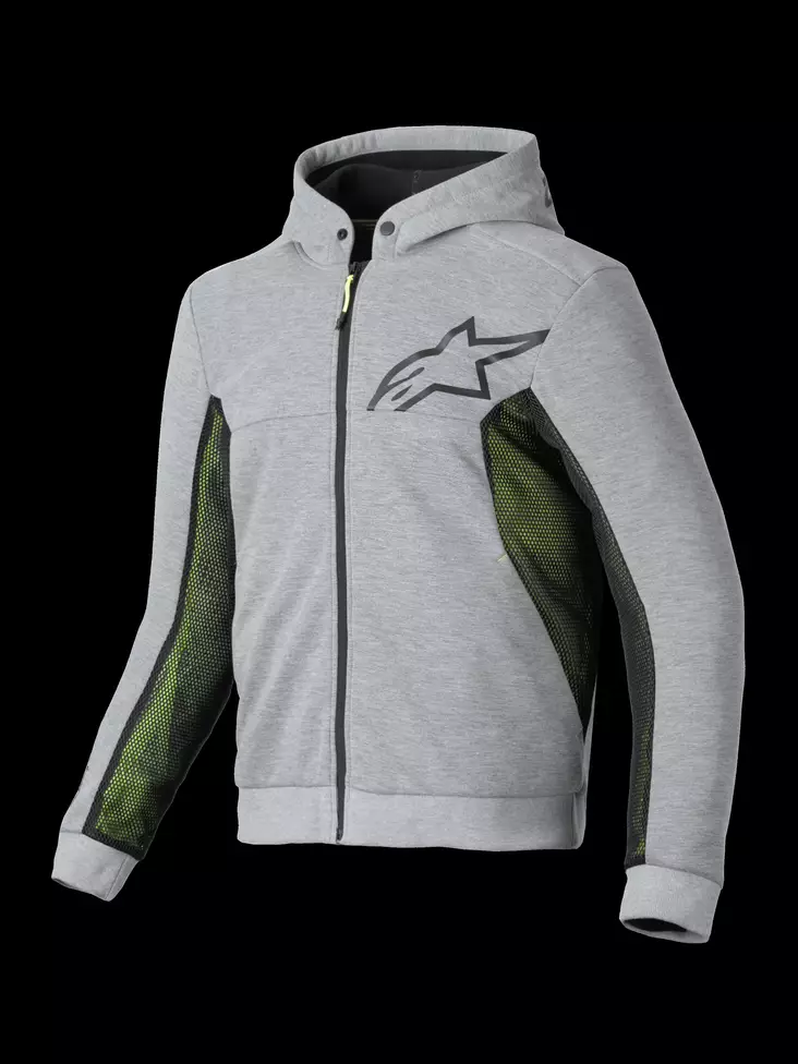 Alpinestars Hoodie Chrome Air Grå - Textil jackor & Kevlar Hoodies - D485767 - 1