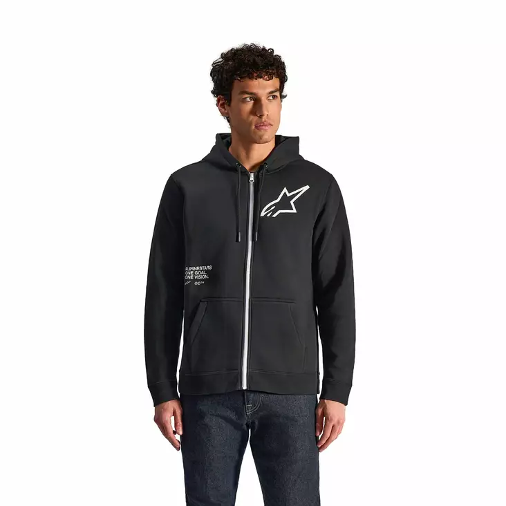 Alpinestars Hoodie Transverse Svart/Röd - Hoodies & Sweatshirts - D518477 - 1