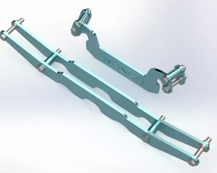 Bronco Lyft kit Yamaha Grizzly 700 2016- - Höjningsats - D505907 - 1