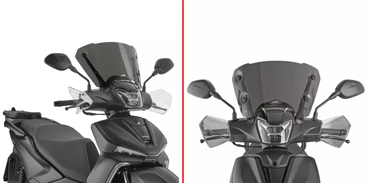 Givi Smoke Screen Voge Sr16 125-200 (25- - Vindskydd - D530737 - 1