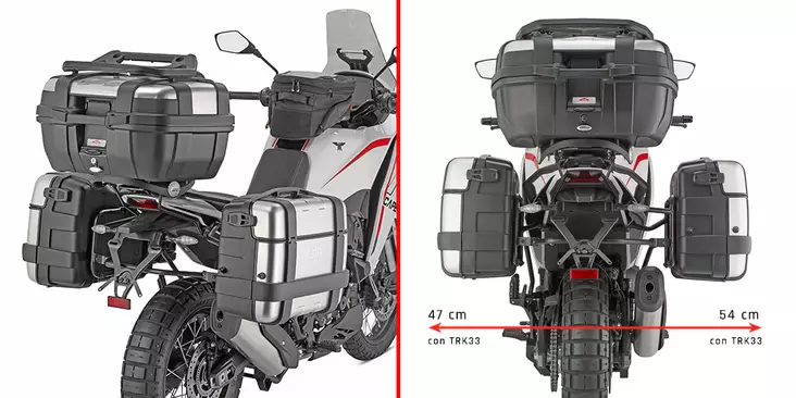 Givi Tub.Pa.Ho. Moto Morini X-Cape 700 ( - Monteringsatser & Pakethållare - D516147 - 1