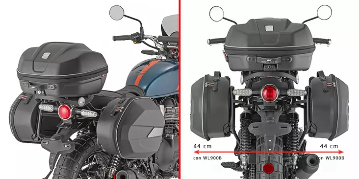 Givi Tub. Pa. Hol. Royal Enfield Bear 65 - Monteringsatser & Pakethållare - D510677 - 1